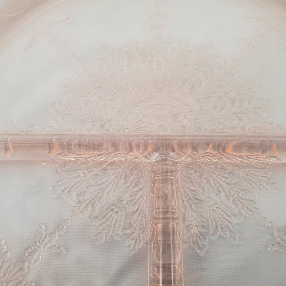 Vintage Pink Depression Glass - Princess Pattern - Picture 2 of 6